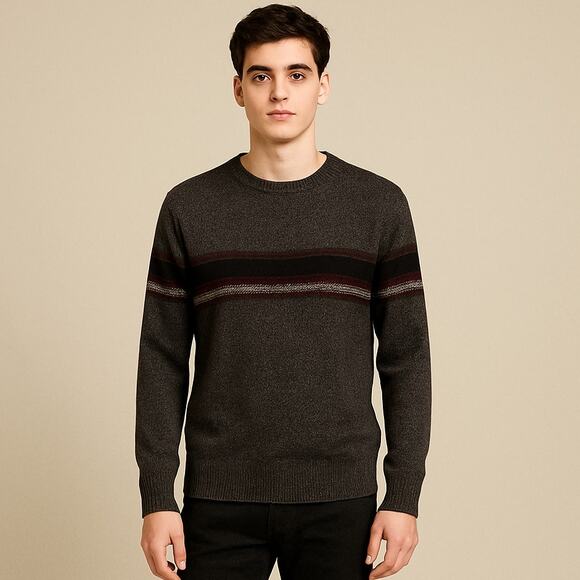 urban pipeline Other - Urban Pipeline Black Gray Burgundy Sweater Size Men's Large